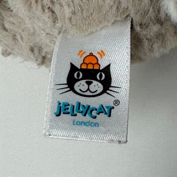 Jellycat Bunny Lovey Security Blanket Bundle + Squishmallow Plush Baby Toy Gift - Picture 4 of 8